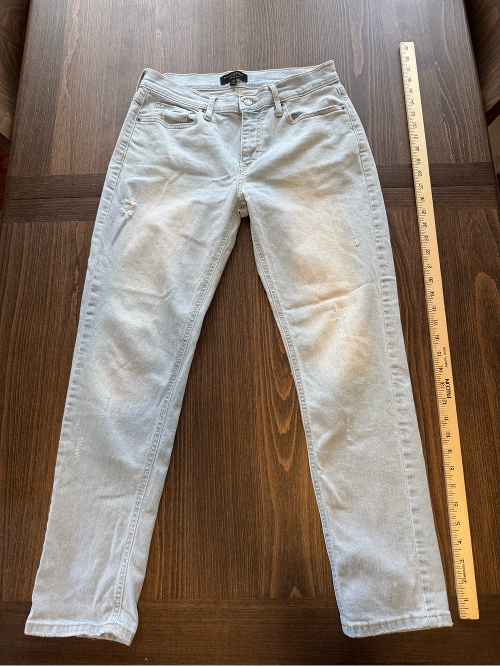 Banana Republic Girlfriend Jean 27/4 Light Gray Skinny (005)